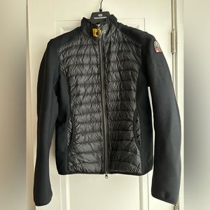 Parajumper Olivia mixed media jacket. size small. color black